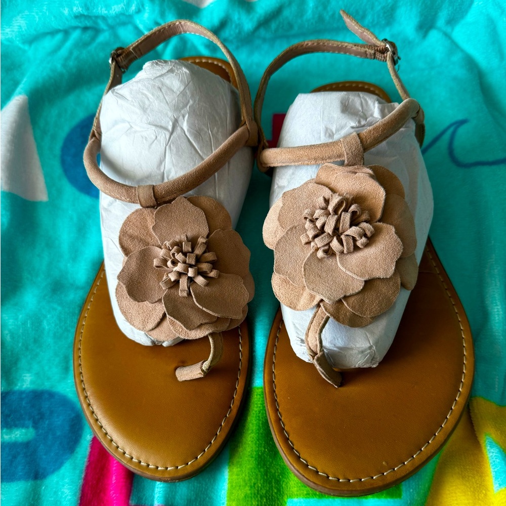 Carlos Santana Suede Blush Pink Sandals